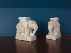 Serre-livres éléphants d'Asie