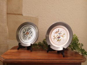 Assiettes faïence de Moustier