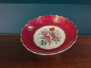 Coupe à fruits en porcelaine