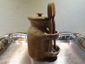 Pot à cornichons vintage