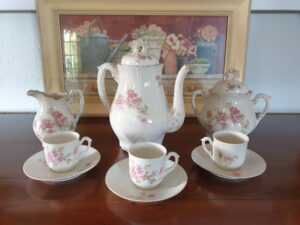 Service à thé shabby chic