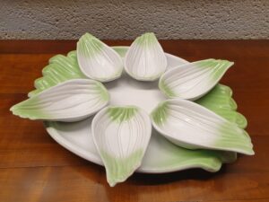 Service fenouil en barbotine