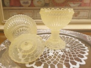 Coupe à fruits style Marimekko