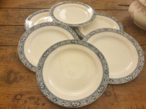 Assiettes Terre de fer Salins