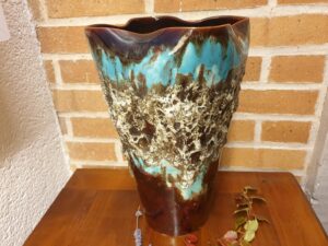 Vase Vallauris Fat Lava ancien