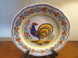 Assiette ancienne faïence de Quimper