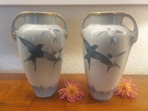 Vases amphore Lunéville