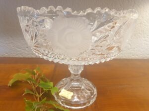 Coupe à fruits en cristal