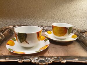 Petit-déjeuner duo en porcelaine