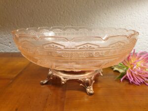 Coupe à fruits Art Déco en verre