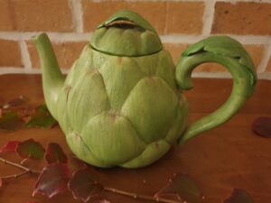 Théière artichaut en céramique