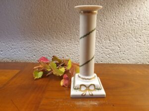 Bougeoir de Noël en porcelaine