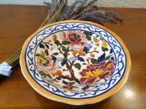 Coupelle Gien décorée main