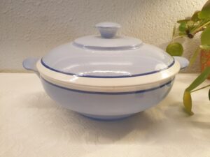 Soupière Riviera Bleu et Blanche