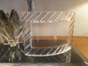 Cadre photo en cristal d'Arques